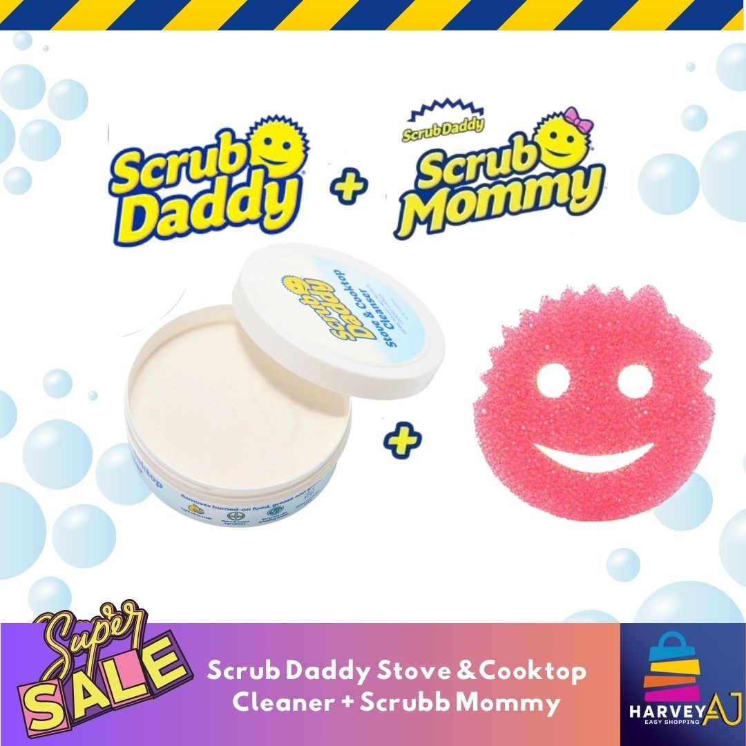 Scrub Daddy Stove & Cooktop Cleaning Paste + Scrub Mommy