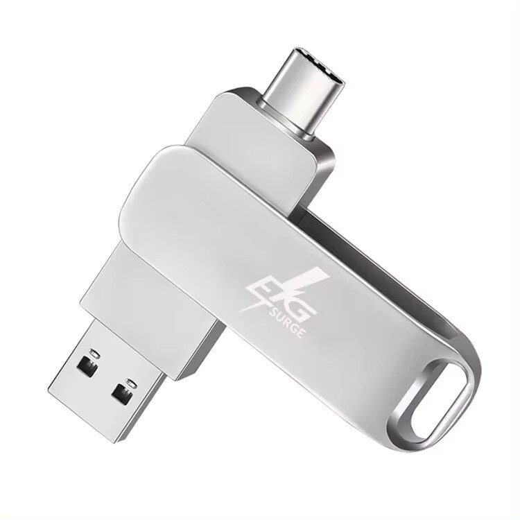 128GB Type C USB 3.0 Flash Drive, Thumb Drive, 2-in-1 Memory Stick, Dual Drive