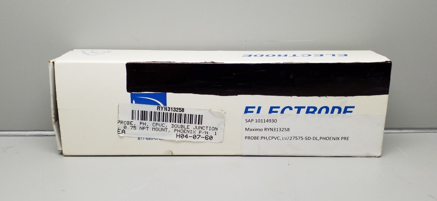 NEW DIGITAL ANALYSIS 1922757SD-DL ELECTRODE DOUBLE JUNCTION PH PROBE CPVC BODY