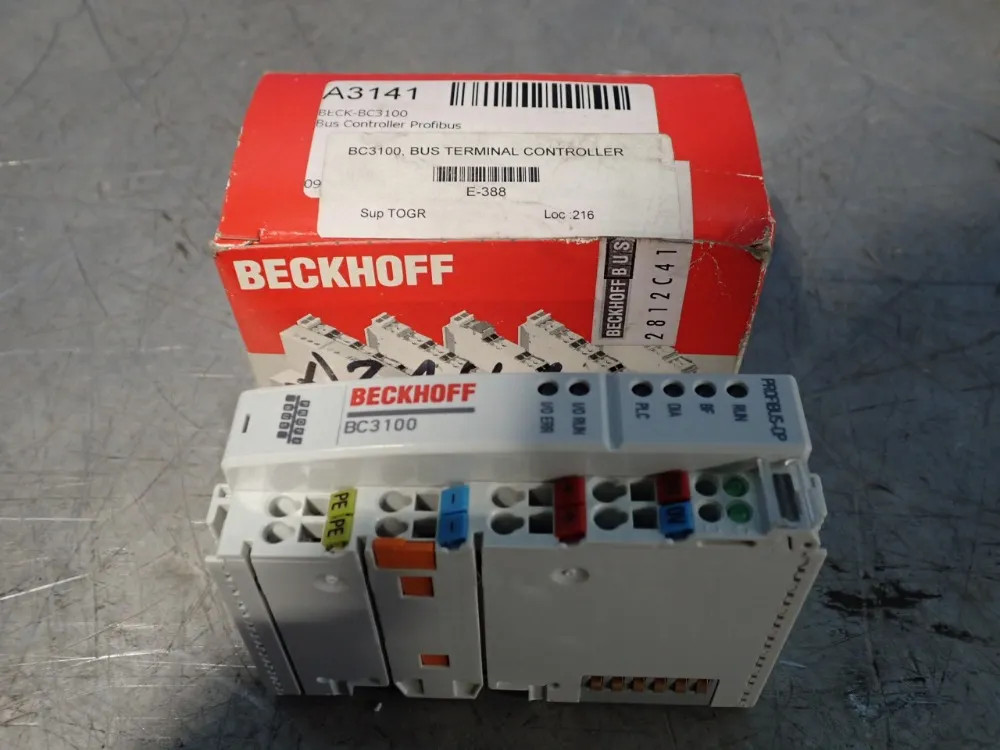 BECKHOFF BC3100 BUS TERMINAL CONTROLLER   10251190376