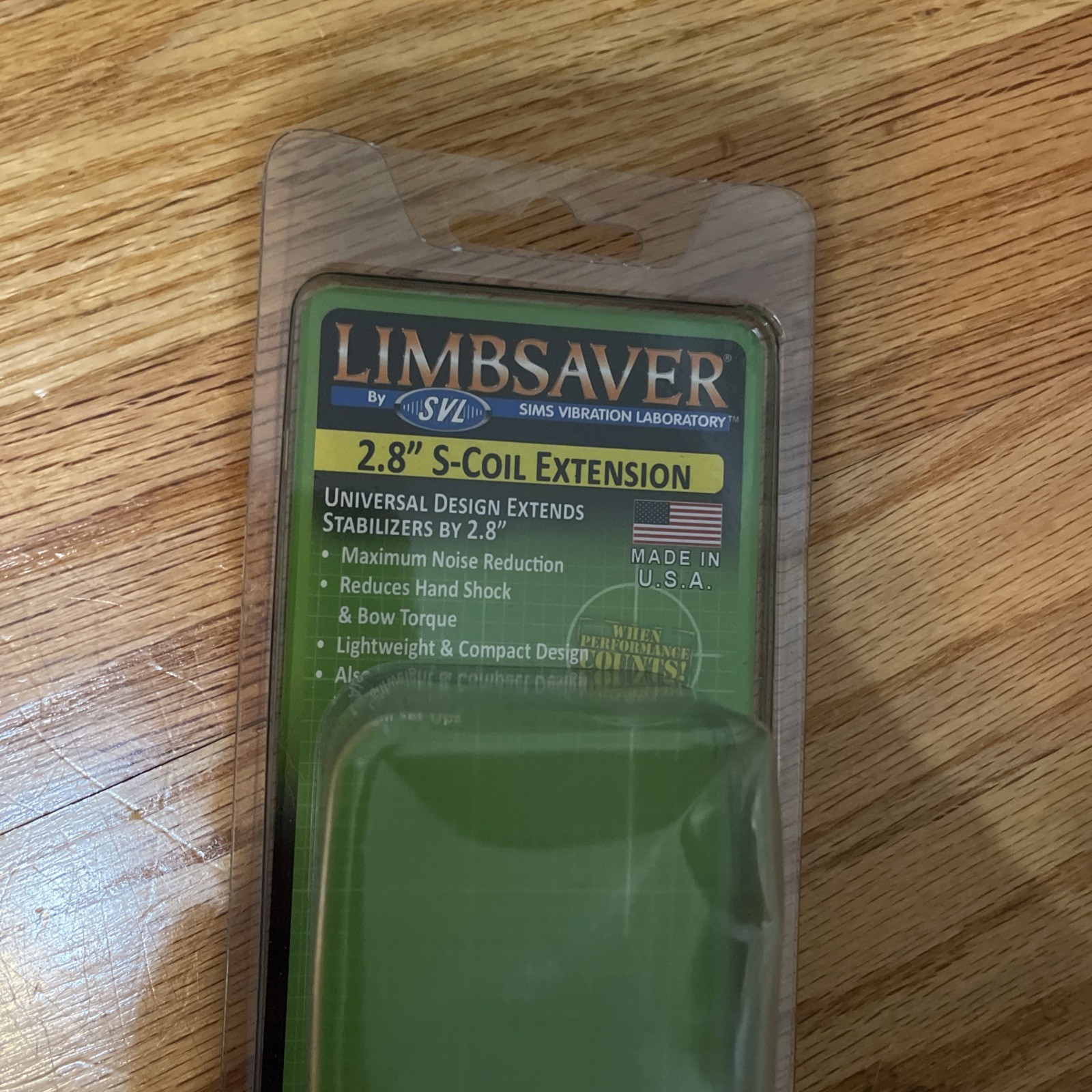 Limbsaver S-Coil Extension 2.75" Compound Bow Stabilizer (Black) #3069
