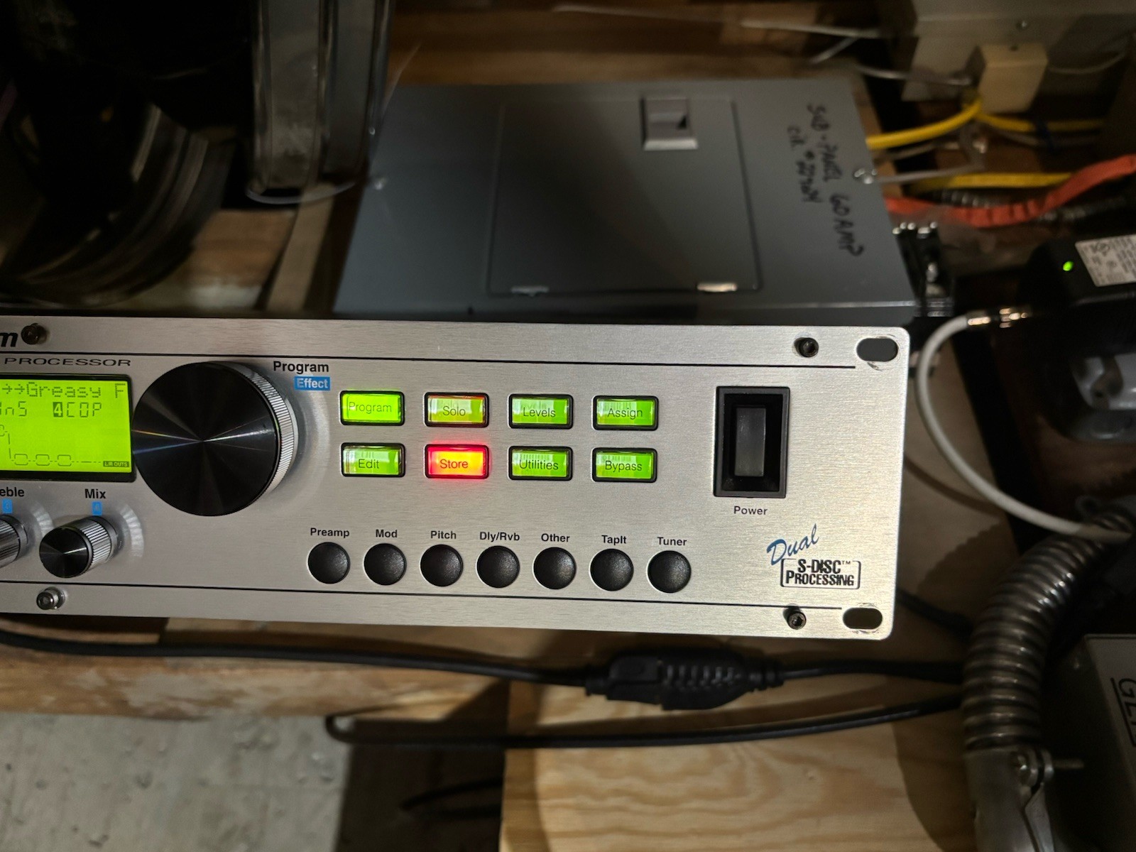 Digitech 2112 Studio Guitar System Rack Effects Processor Multi FX Japan working