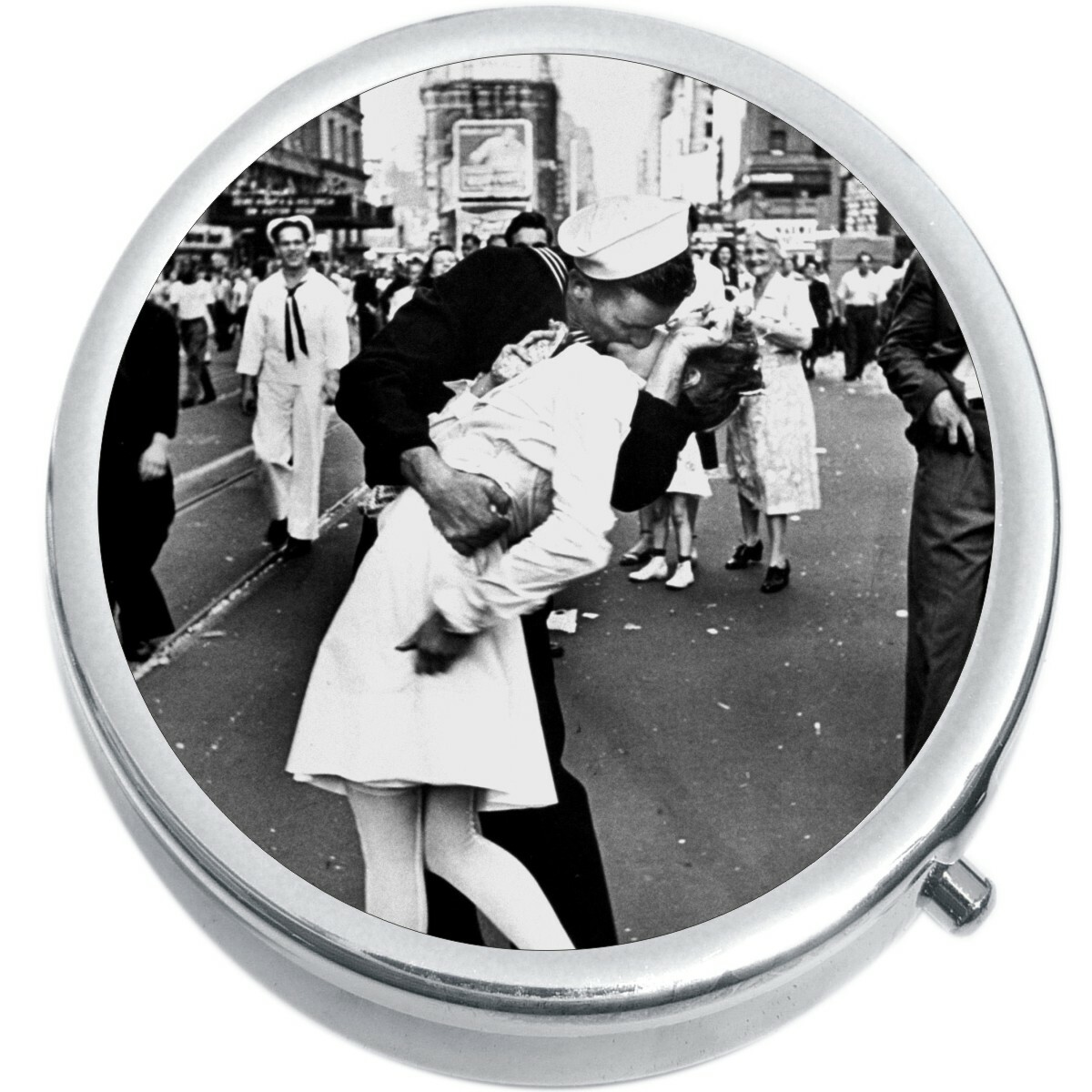 The Kiss Medicine Vitamin Compact Pill Box