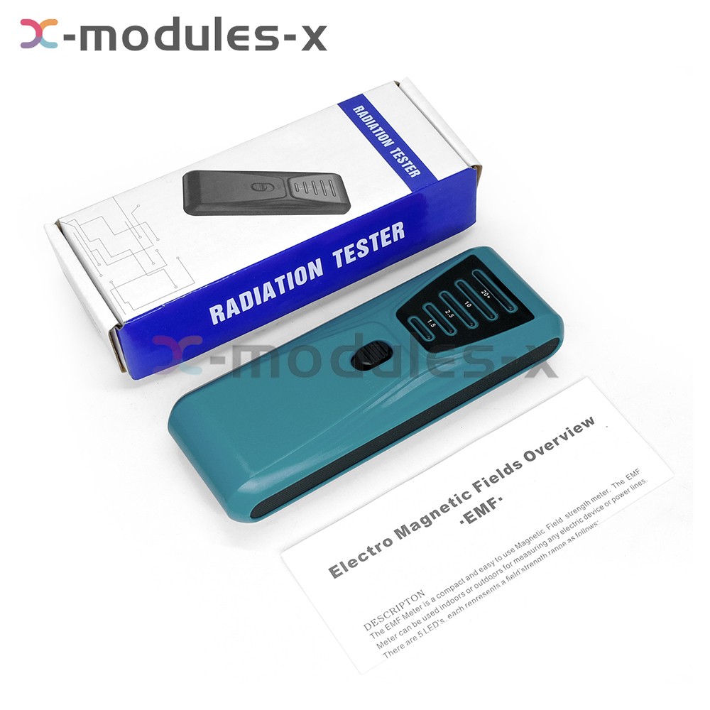LED EMF Meter Electromagnetic Field Radiation Detector Geiger Counter