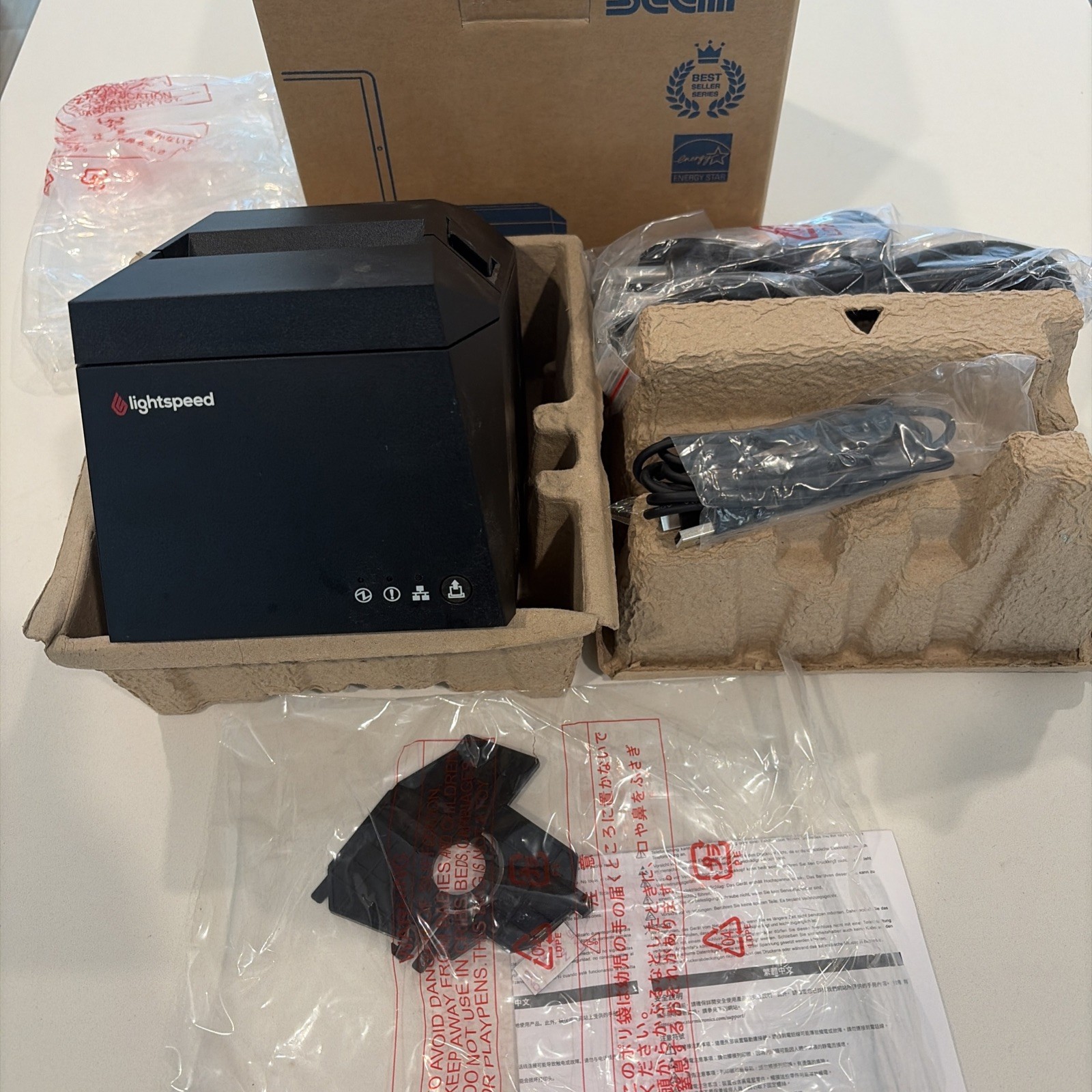 Star Micronics TSP143IV-UE GY LSP US Thermal POS Receipt Printer TSP100A