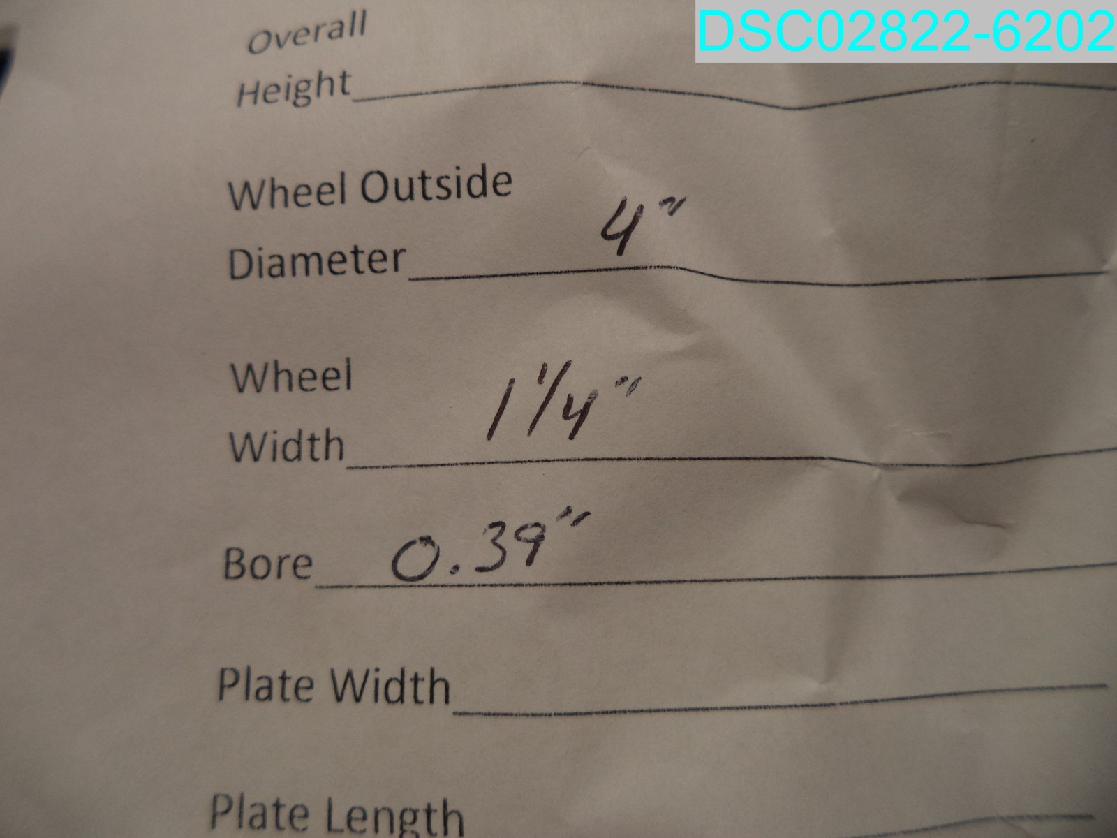 E-Z UP Roller Bag 4" Wheel Kit Replacement Parts