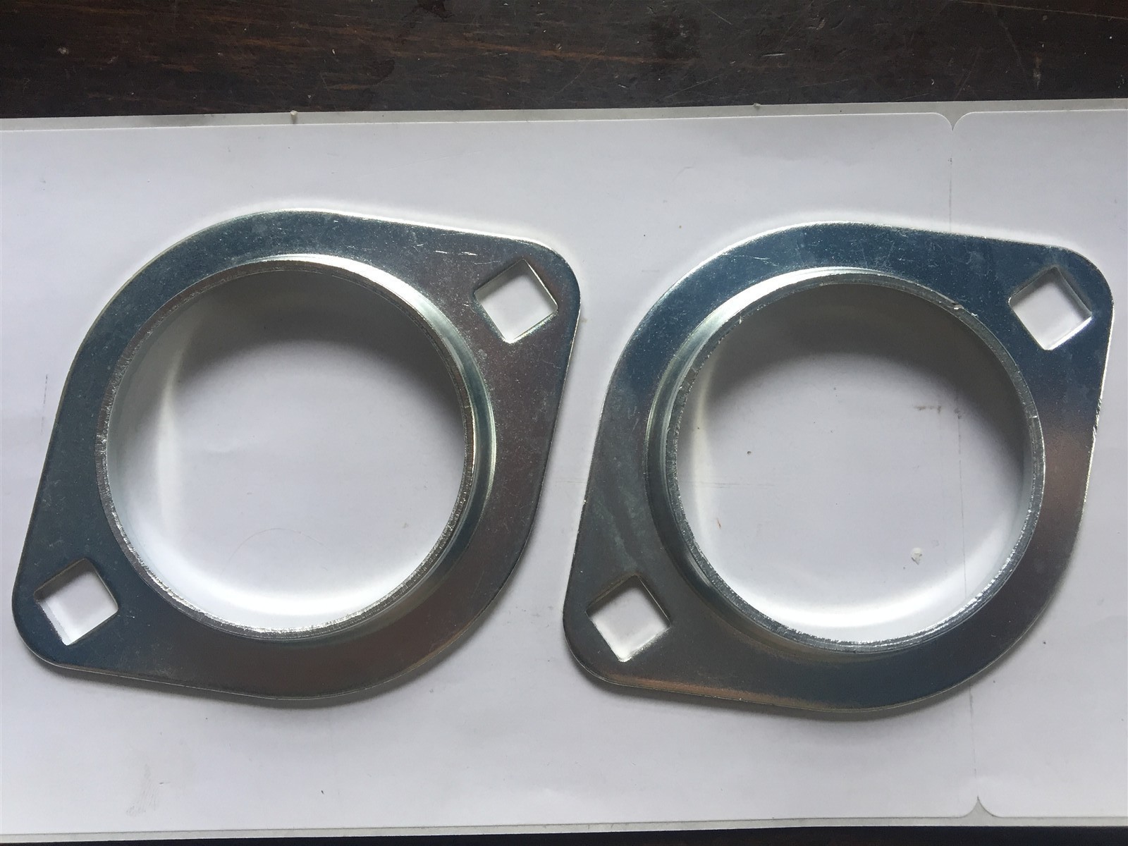 SMA New Old Stock Part # 851-F52T 52mm 2 HOLE BEARING FLANGE PAIR , 52MSTZP