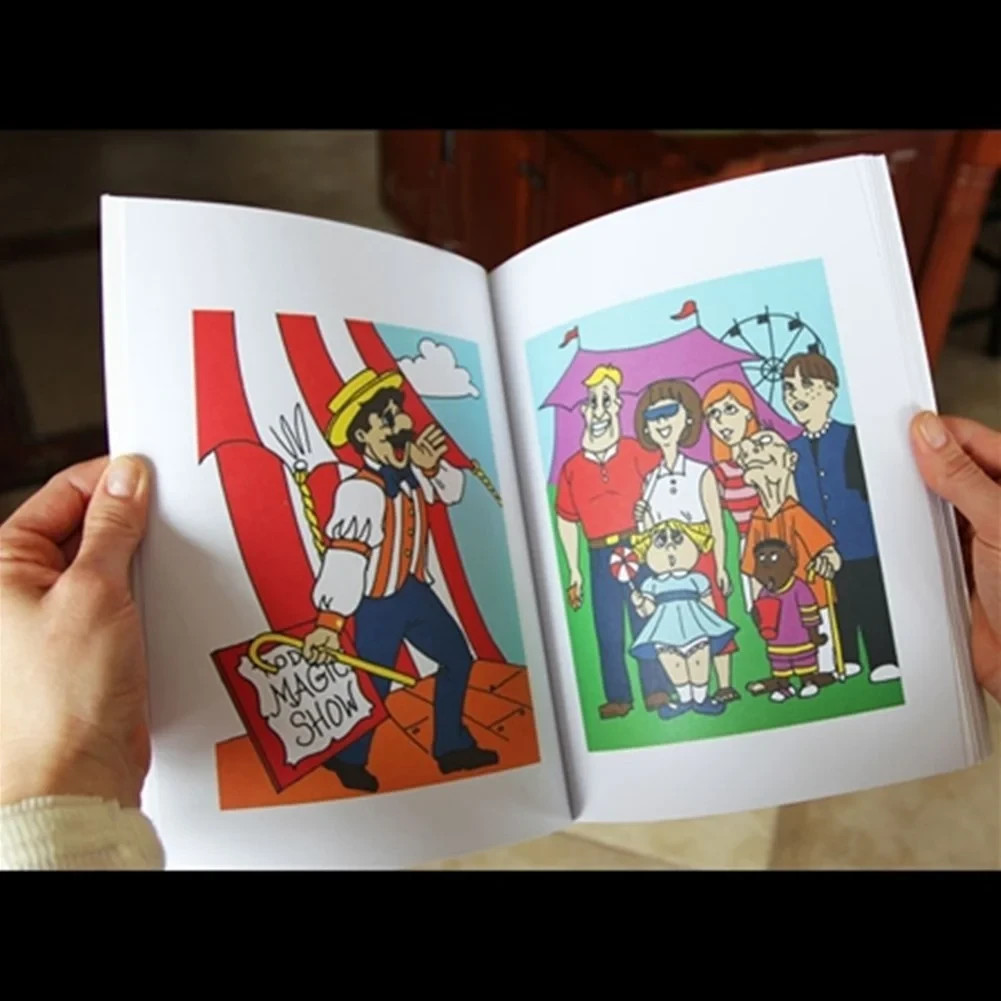 Magic Trick Coloring Bok