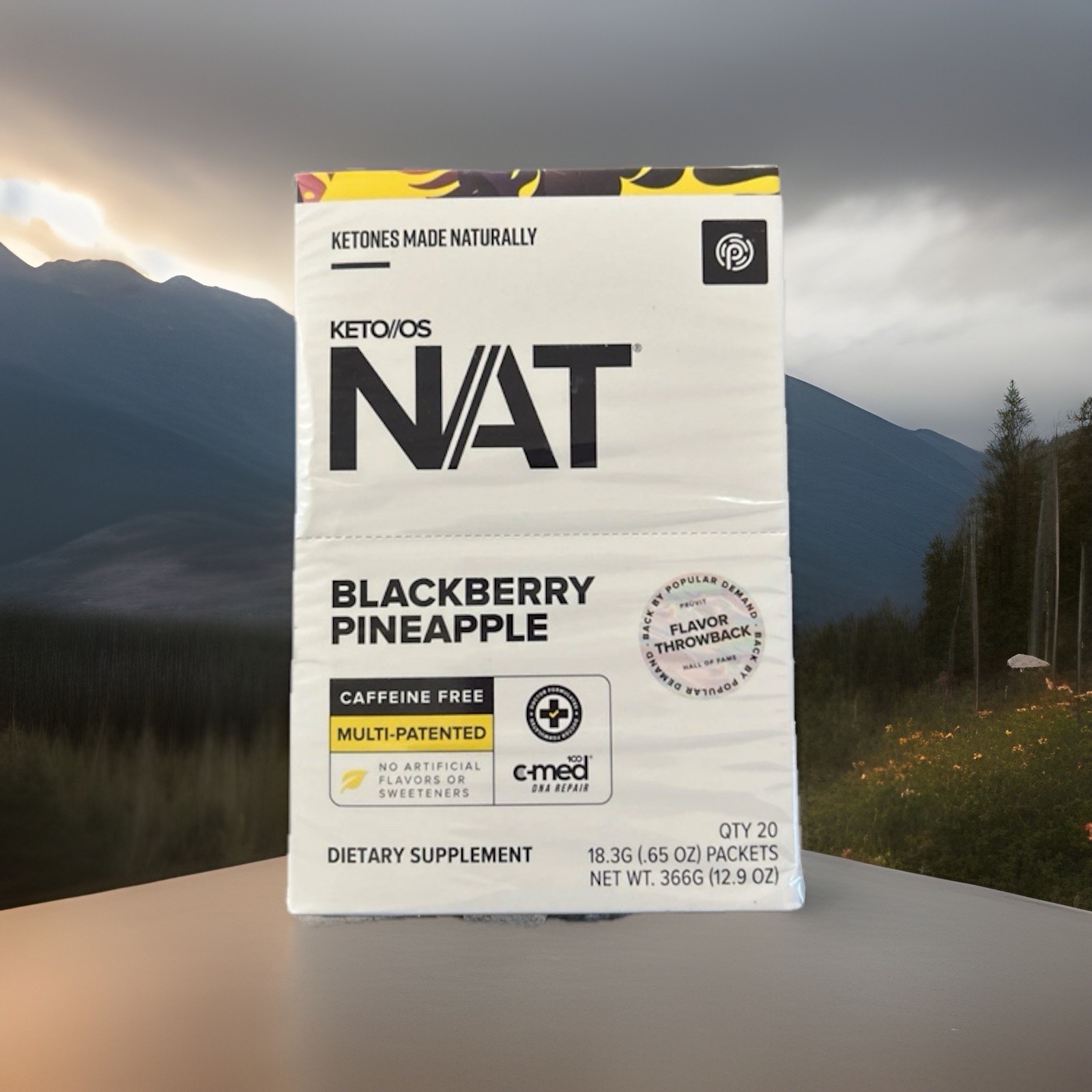 🔥 Pruvit Keto NAT Ketones BLACKBERRY PINEAPPLE 20 pk Caffeine Free EXP: 05/2027