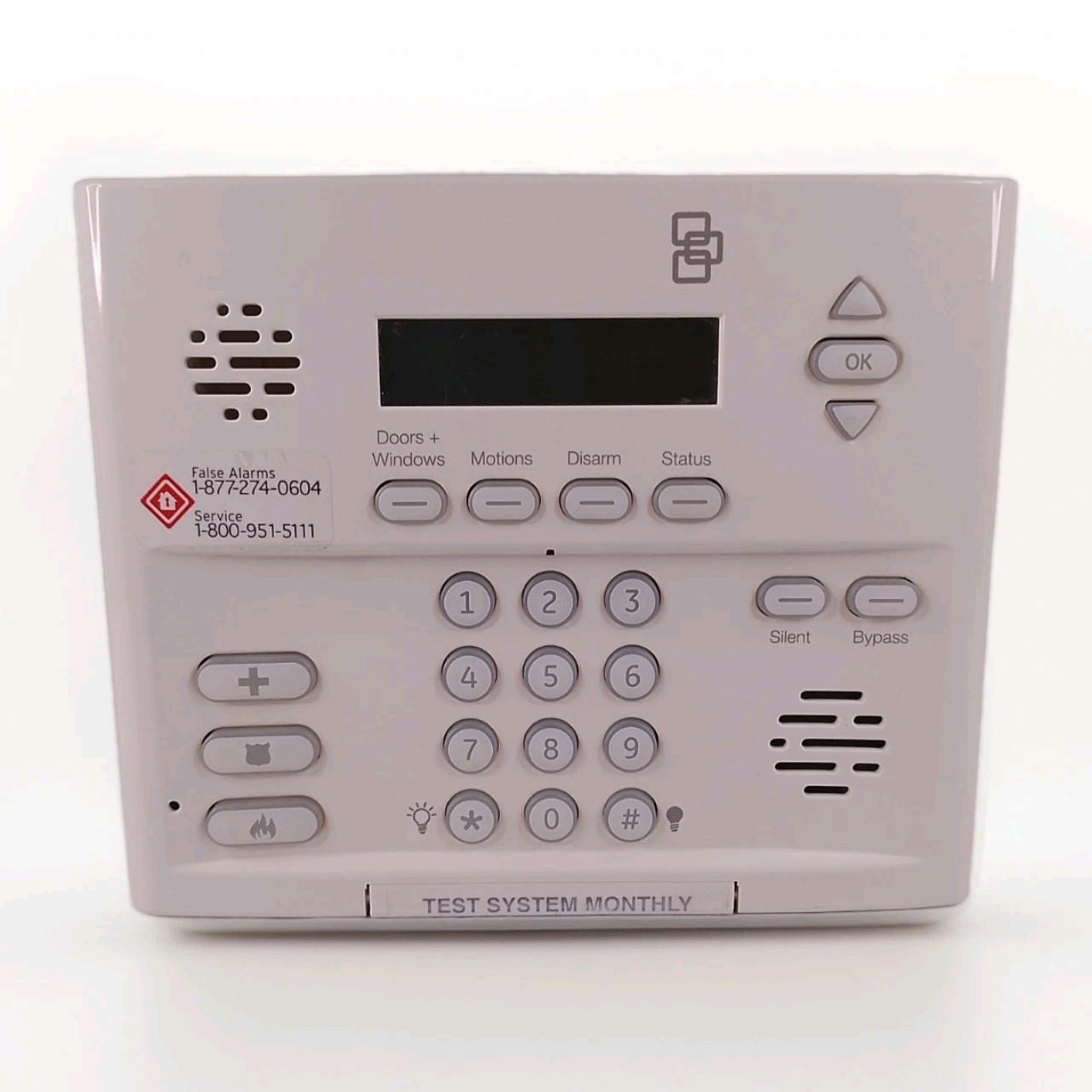 GE Interlogix Simon XT Wireless Home Security Alarm Control Panel Keypad