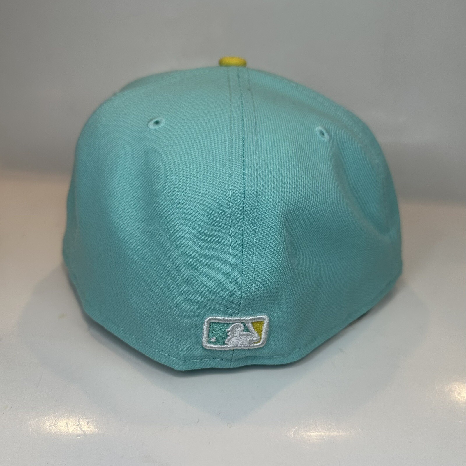 New Era New York Yankees Icon Color Pack 59FIFTY Fitted Hat Aqua-Yellow 7 3/4