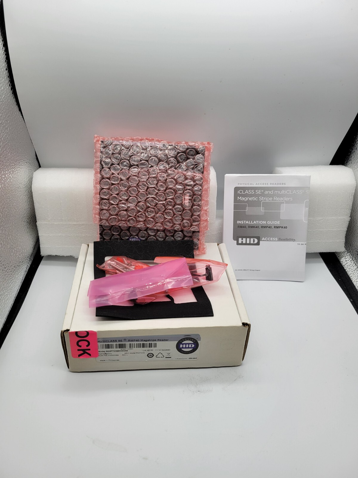 HID Multiclass SE RMP40 Magstrip reader Model: 922PTCNEK00294