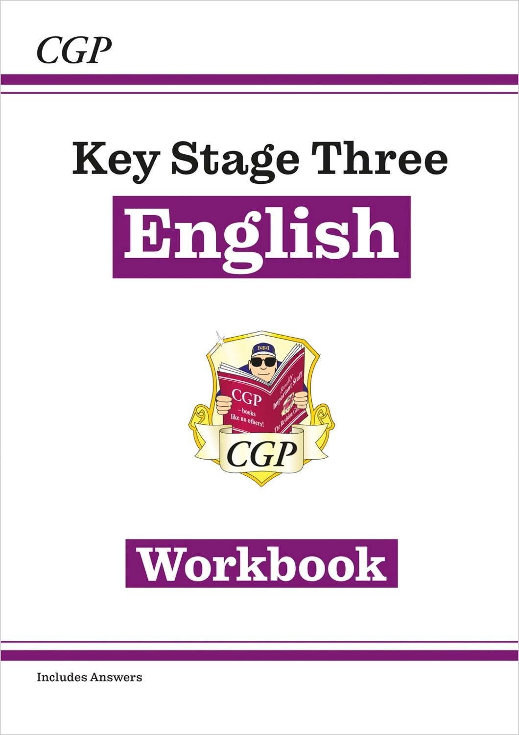 KS3 English Workbook (with answers) (CGP KS3 English) by CGP Books Paperback The