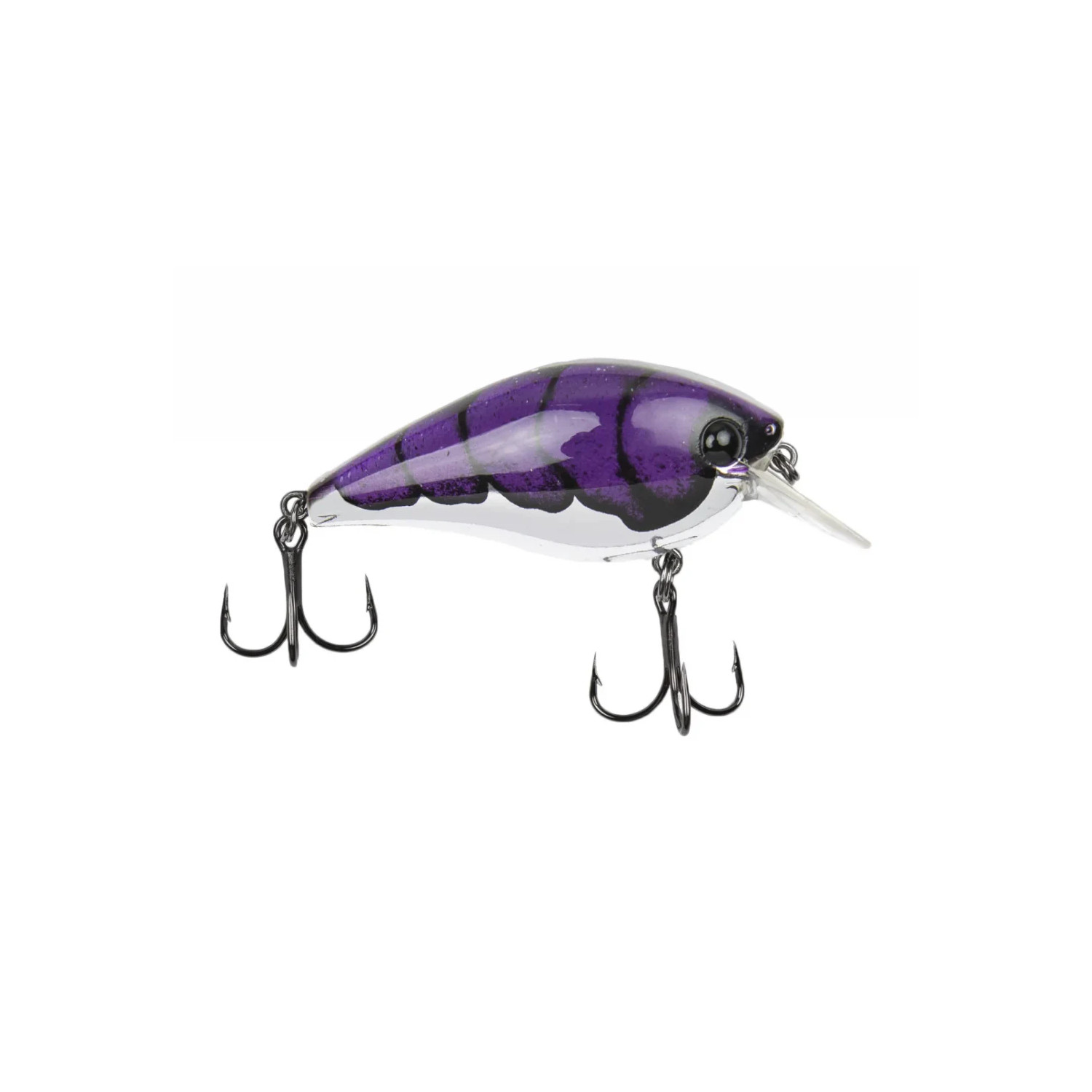 Catch Co. Bubonic Bugz Squarebill 2.5in 1/2oz Crankbait Bass Midnight Magic Rare
