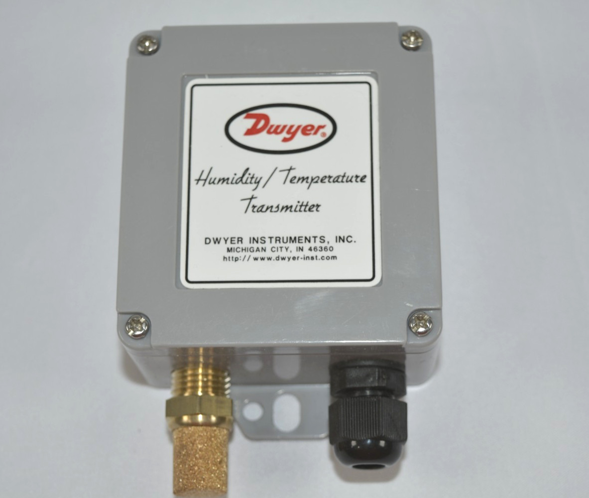 DWYER 100556-12 WHT-322 Weather Resist RH/Temp Transmitter 0-10vdc Output 3%