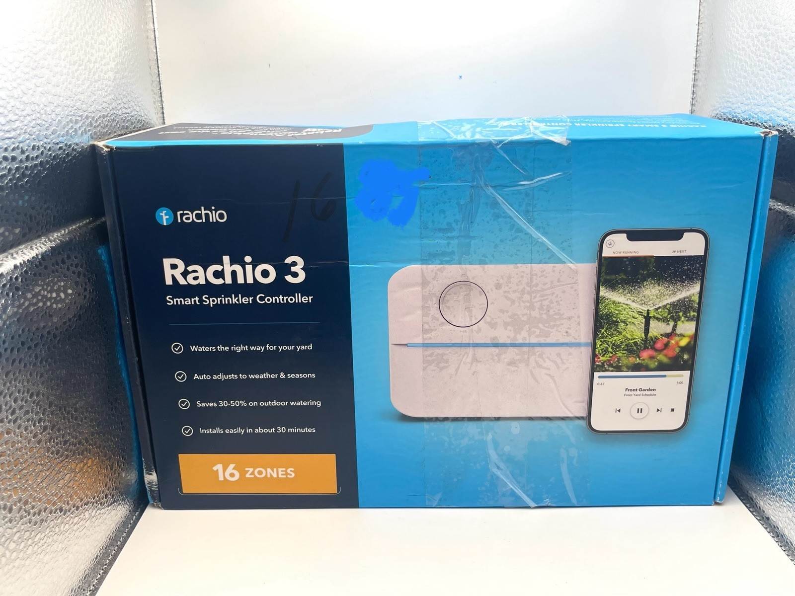 Rachio 3: 16 zone smart sprinkler controller Unit Only Bad WiFi For Parts