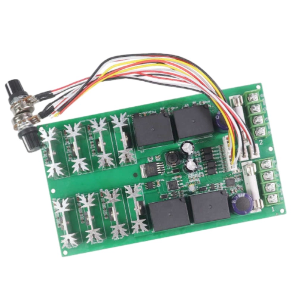 New DC12-24V Dual DC Motor Governor 30A PWM Stepless Speed Control Board