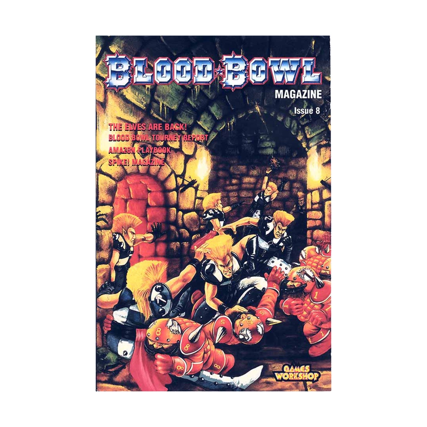 GW Blood Bowl Mag #8 "Amazon Playbook" Mag VG+