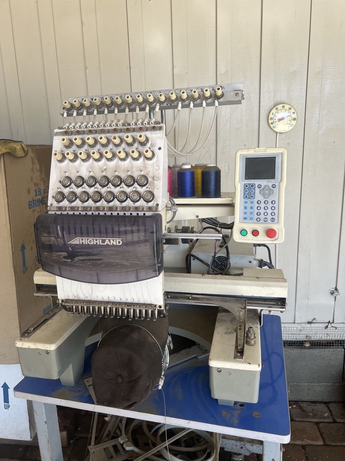 Highland 1504C 4 Head Embroidery Machine