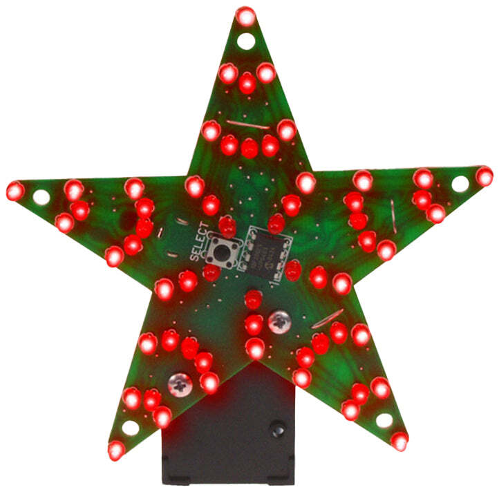 Whadda 60-LED Multi-Effect Star - Soldering Practice and Electrical Engineeri...