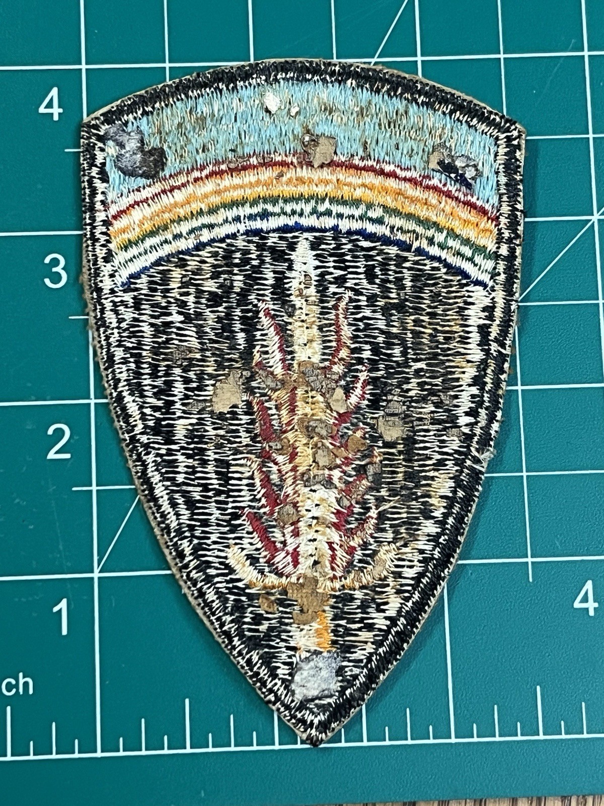 WWII SHAEF Black Patch 4 Inch