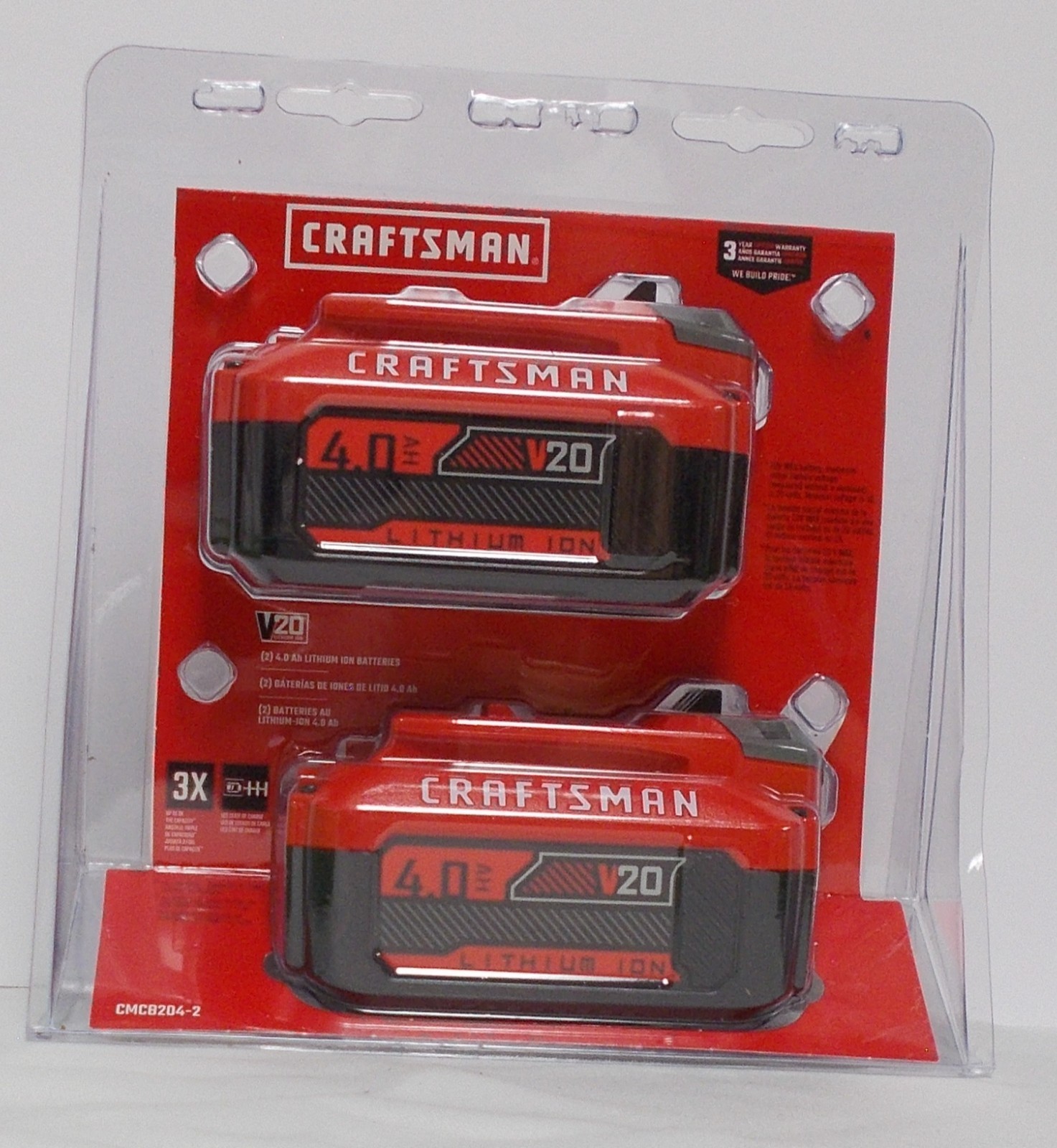 Craftsman CMCB204-2  V20 Lithium ION Batteries