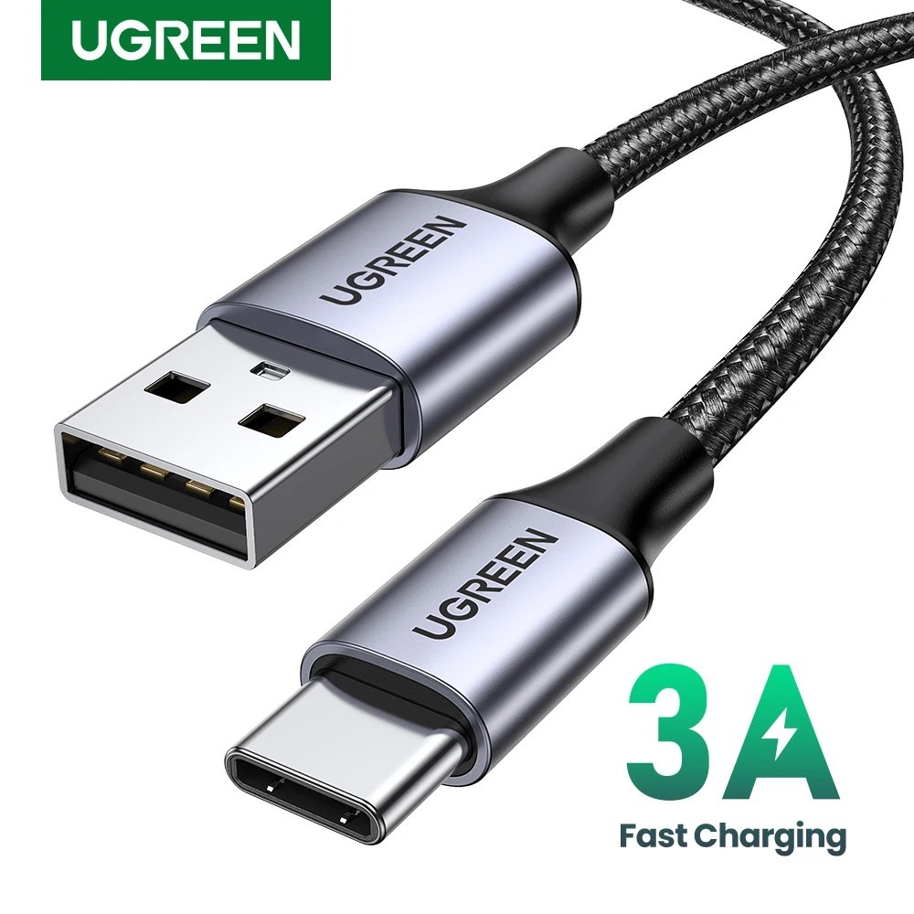 UGREEN 3A USB A to Type C Cable Fast Charger Lead 3A For Samsung Mobile Phone
