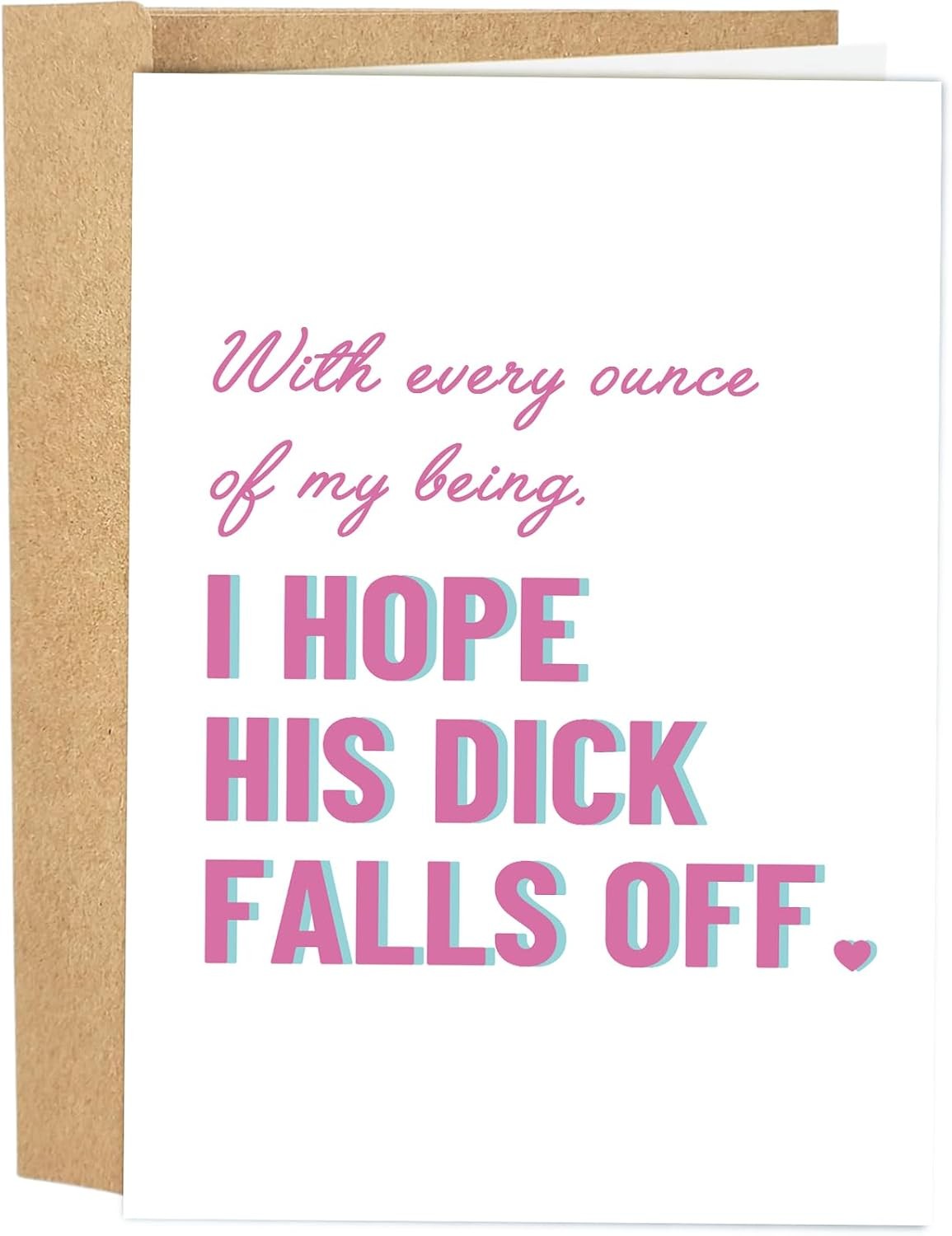 Rude Divorce Congrats Card for Her, Funny Divorce Gift for Women, Best Friend Br