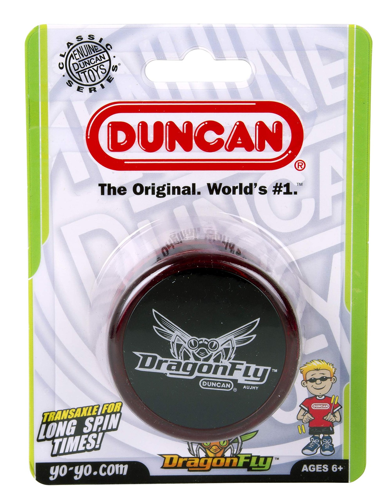 Dragonfly Yo-Yo -Red with Black Cap