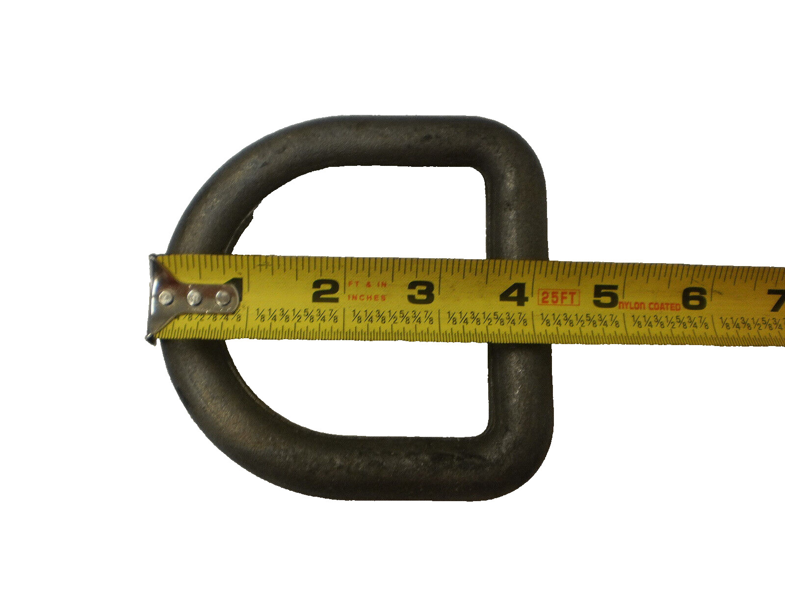 PAIR - 5/8" Weld On D Ring Chain Tie Down 18,000 Rated Trailer Truck Forged Loop