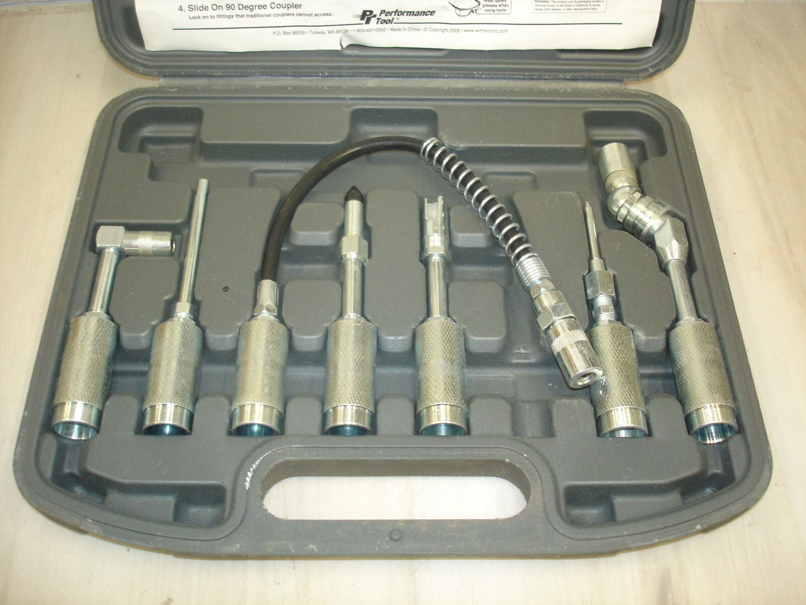 PERFORMANCE TOOL 7 Pc Lube Accessory Kit W50049