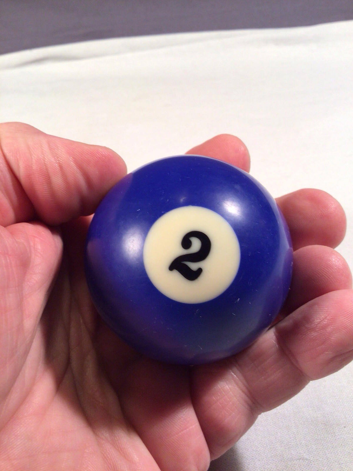 Vintage #2 Ball Replacement 2 Billiard Pool Solid!