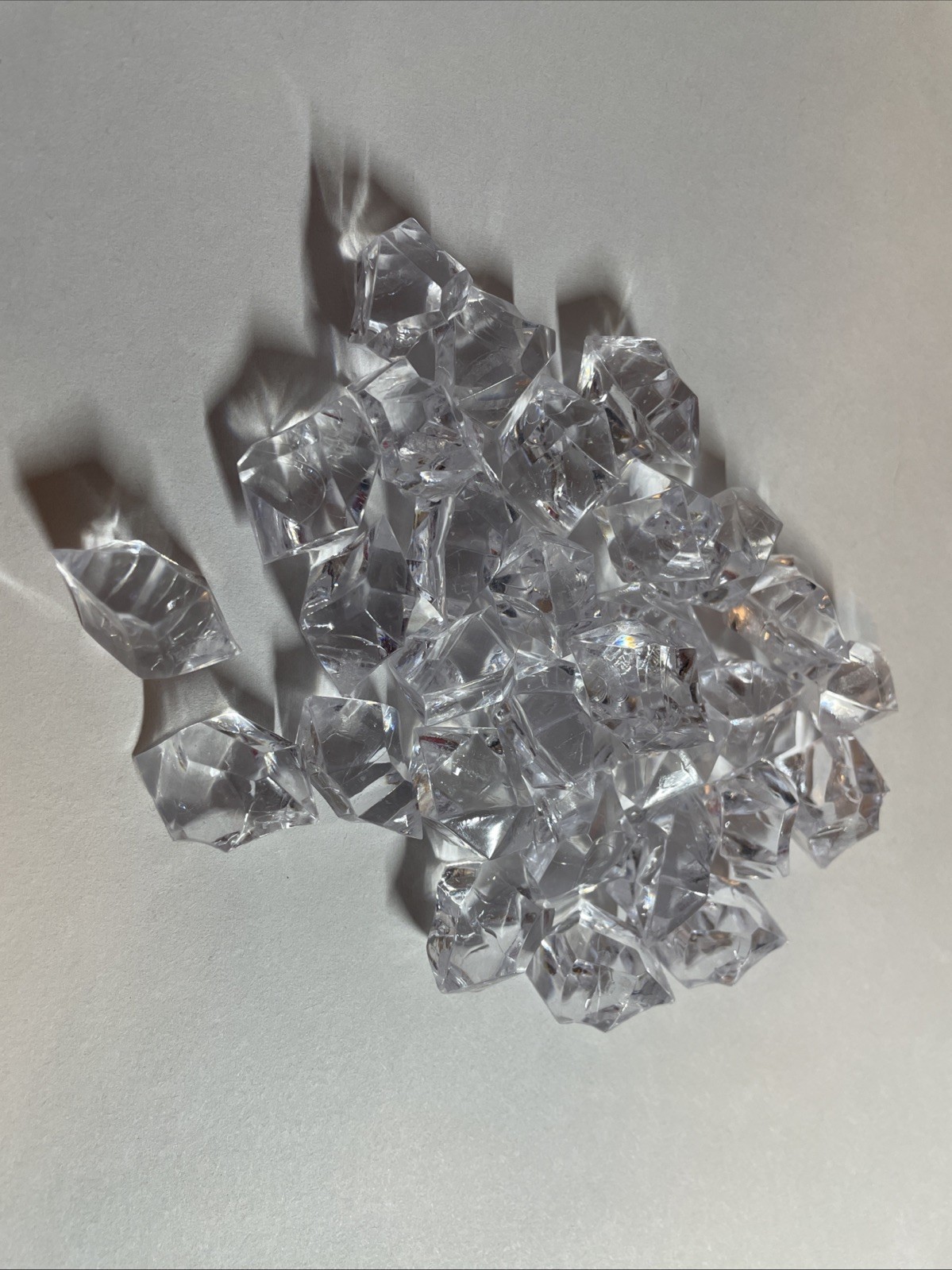 30 Pc Plastic Ice Cubes Acrylic Ice Cubes