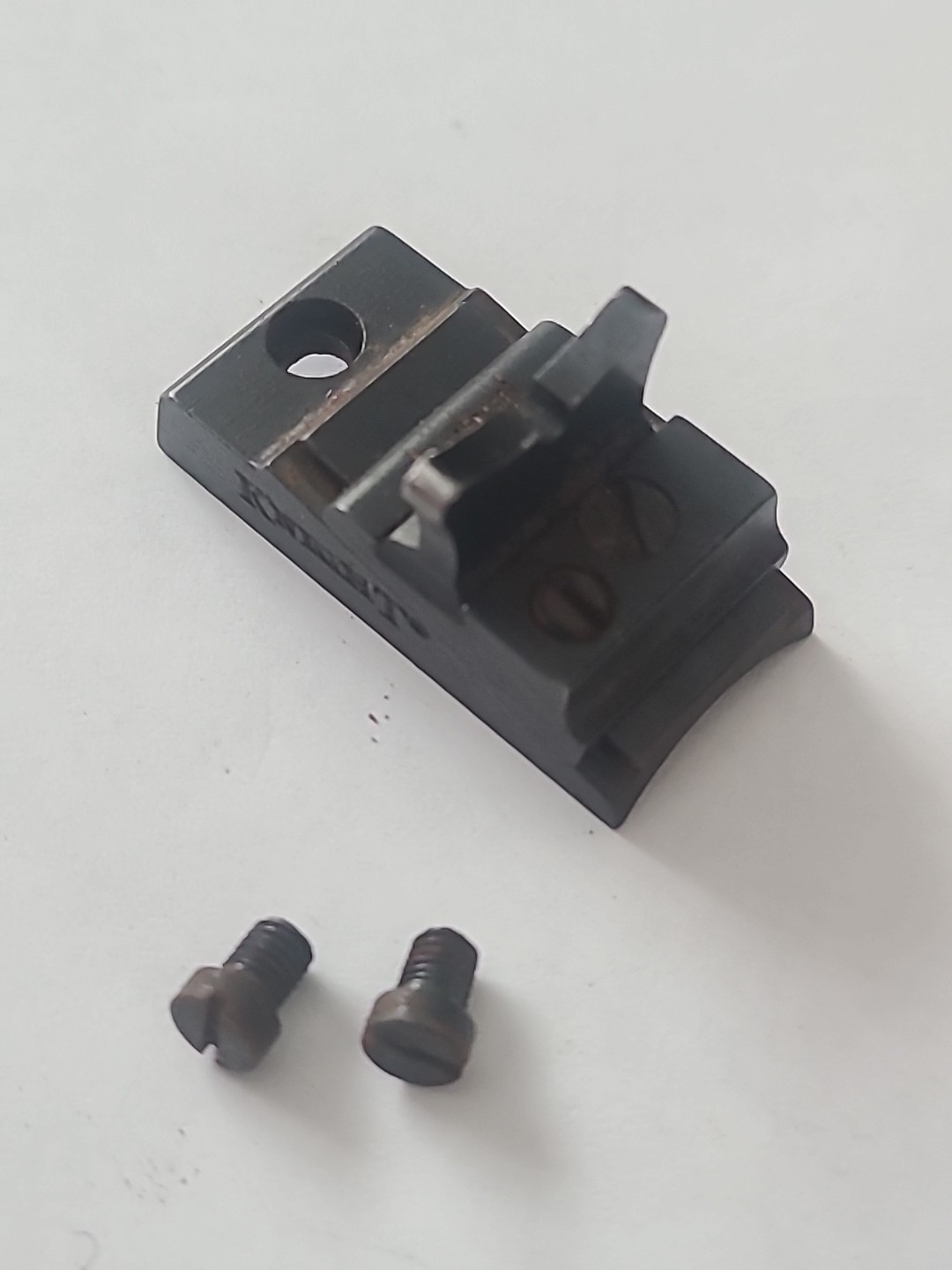 Knight LK-93 Inline Muzzleloader Adjustable Rear Sight + mounting Screws  METAL