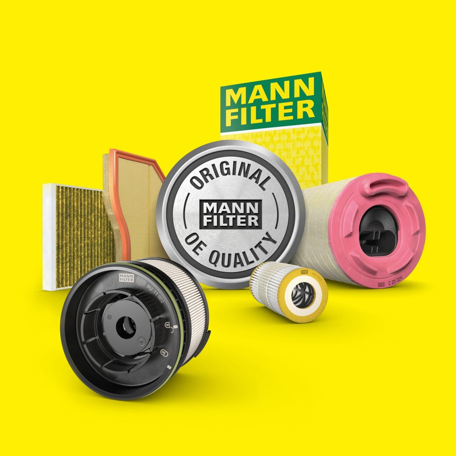 Mann Filter Original MANN-FILTER Oil HU single pack, multicoloured