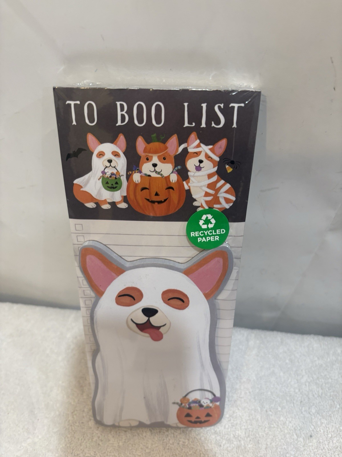 Clementine 150 Graphic Halloween To Boo List Pad & NotePad Magnetic Set