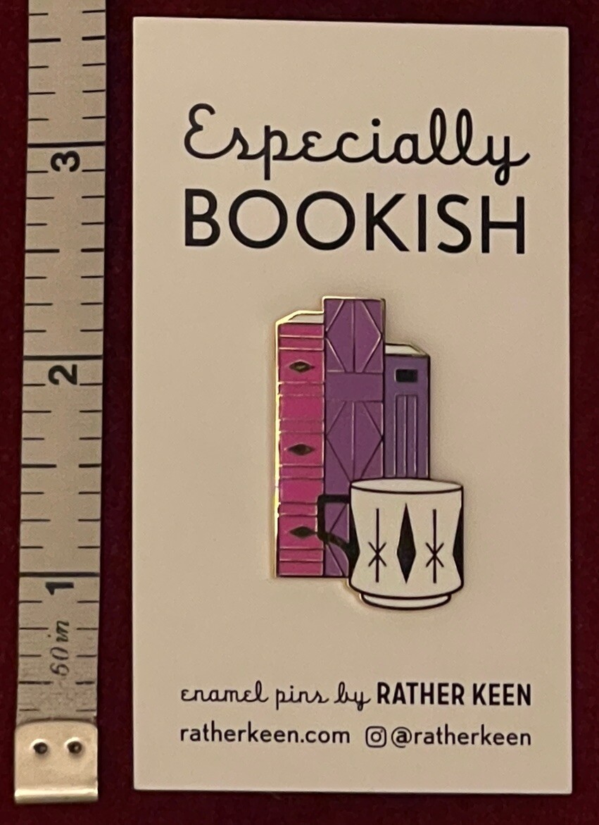 Especially Bookish Enamel Pin By Rather Keen