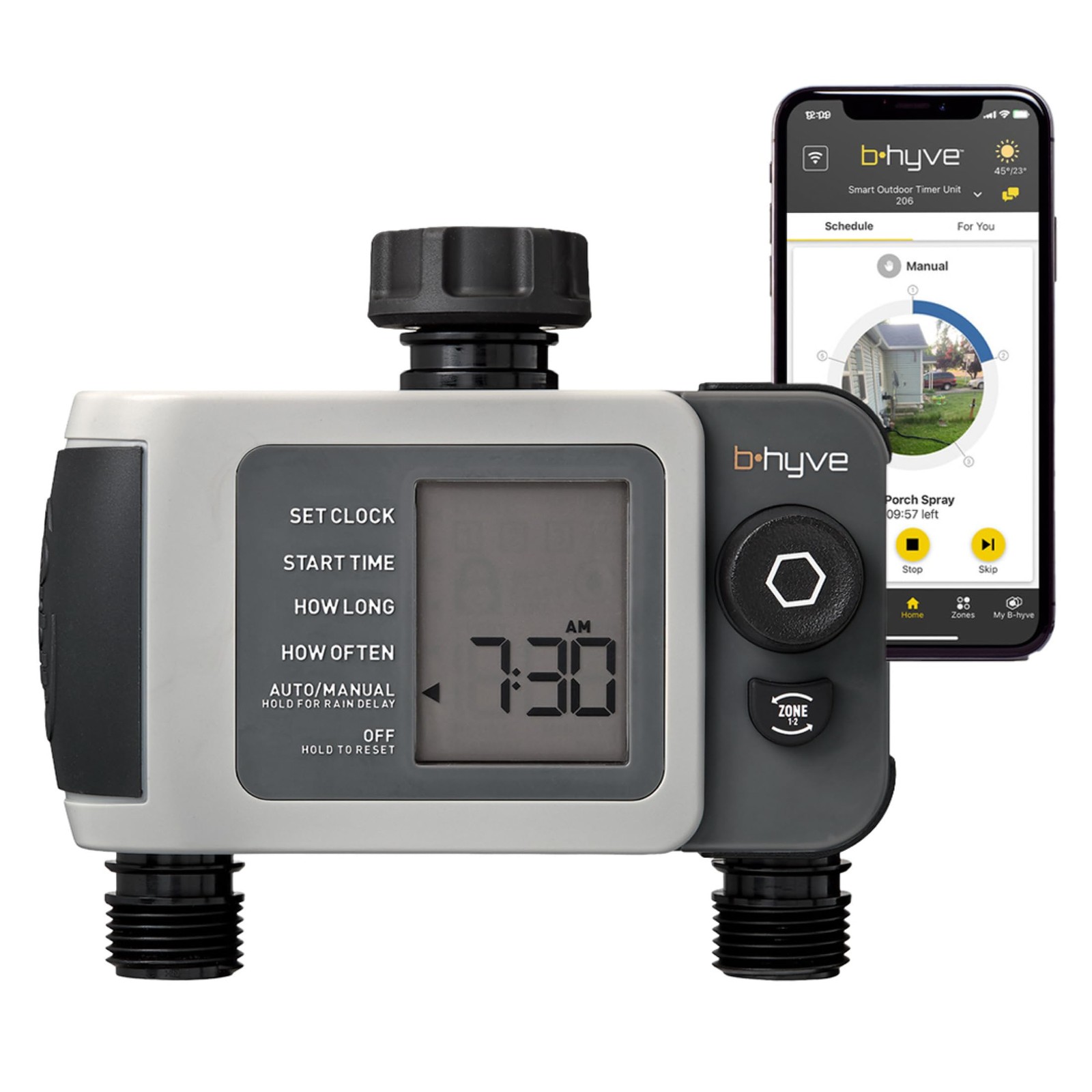 Orbit B-Hyve Xd 2-Port Smart Hose - Outlet - App