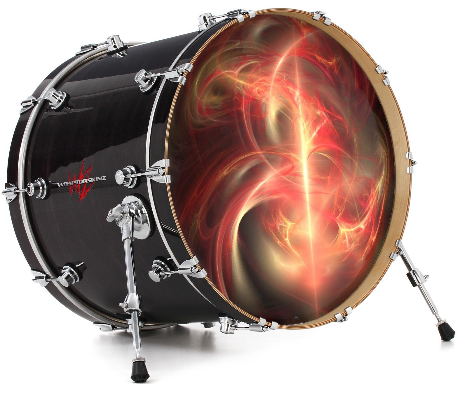 Vinyl Decal Skin for 20" Bass Kick Drum Head Ignition