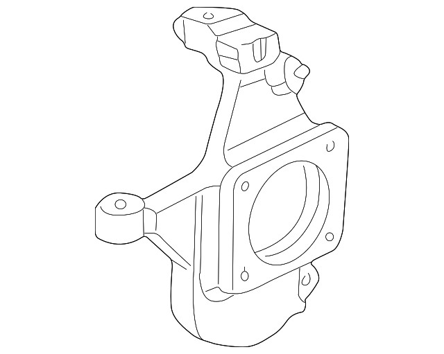 Genuine GM Passenger Side Steering Knuckle 25850471