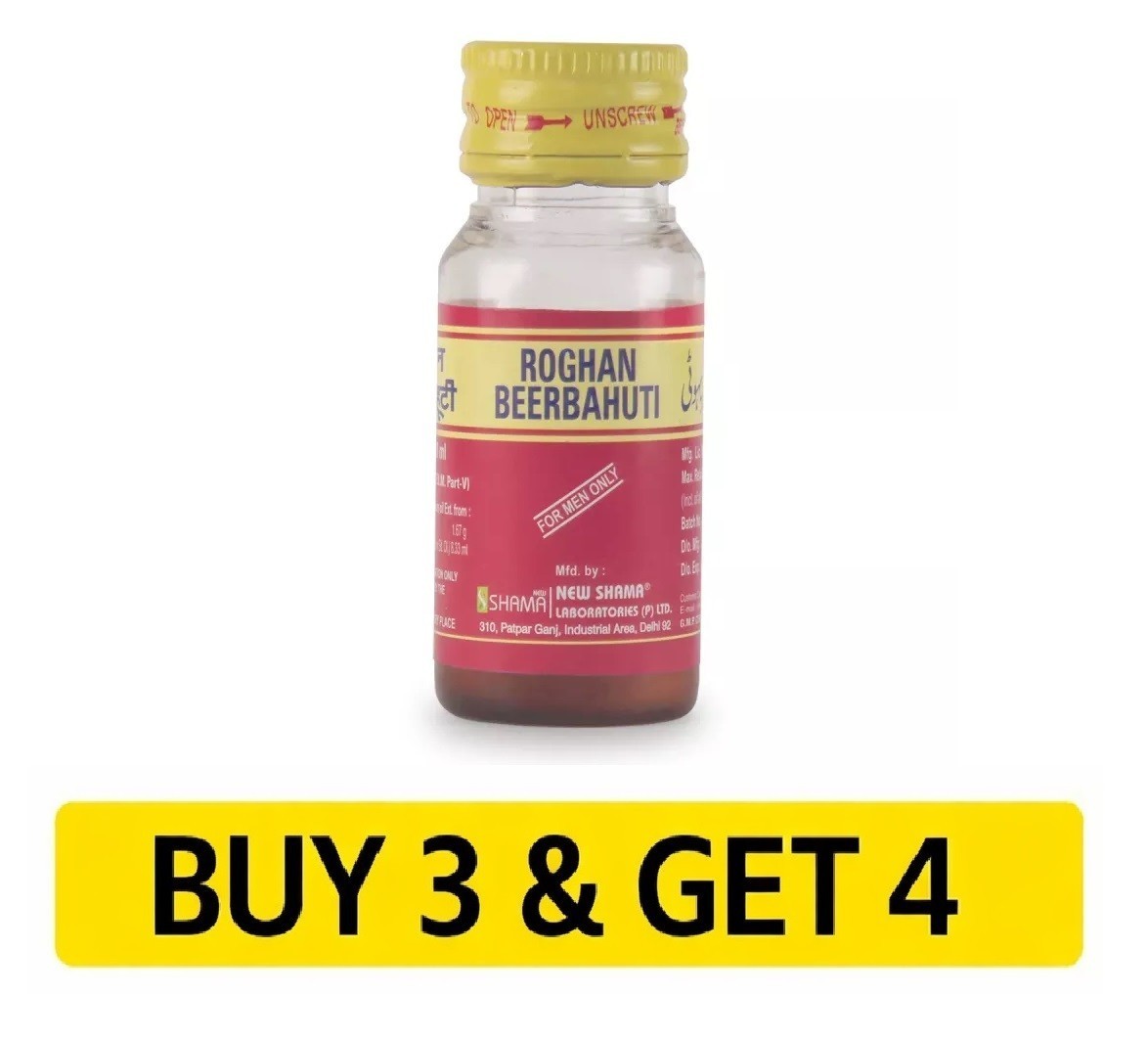New Shama Roghan Beer Bahuti (30ml) (BUY 3 & GET 4)