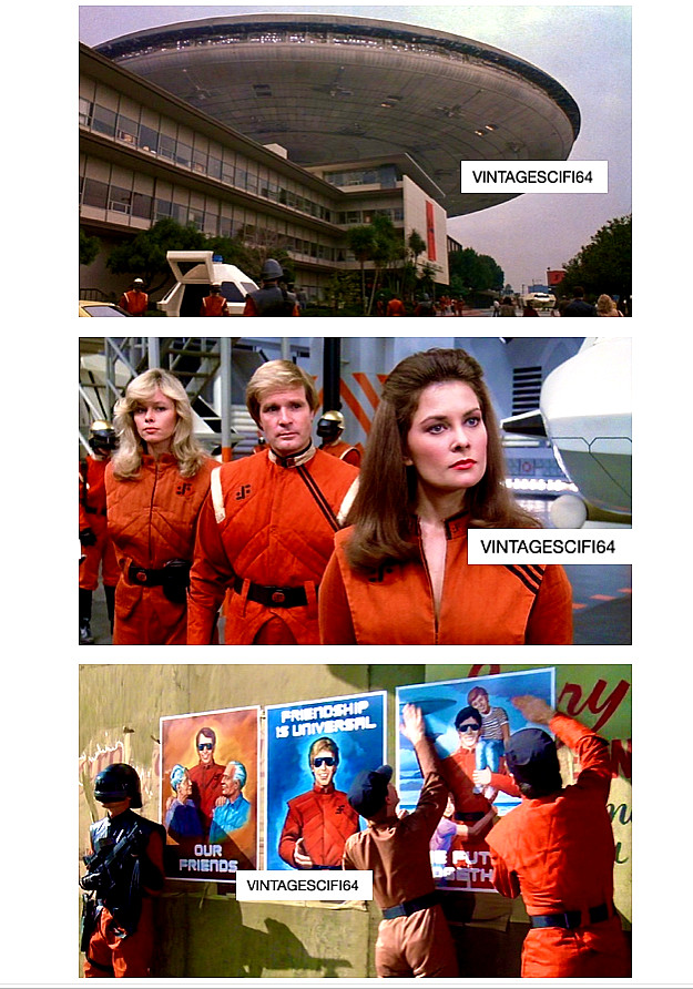 "V" (ORIGINAL TV SERIES) PHOTO LOT #2 (3) 1984 SCI-FI ALIEN INVASION JANE BADLER