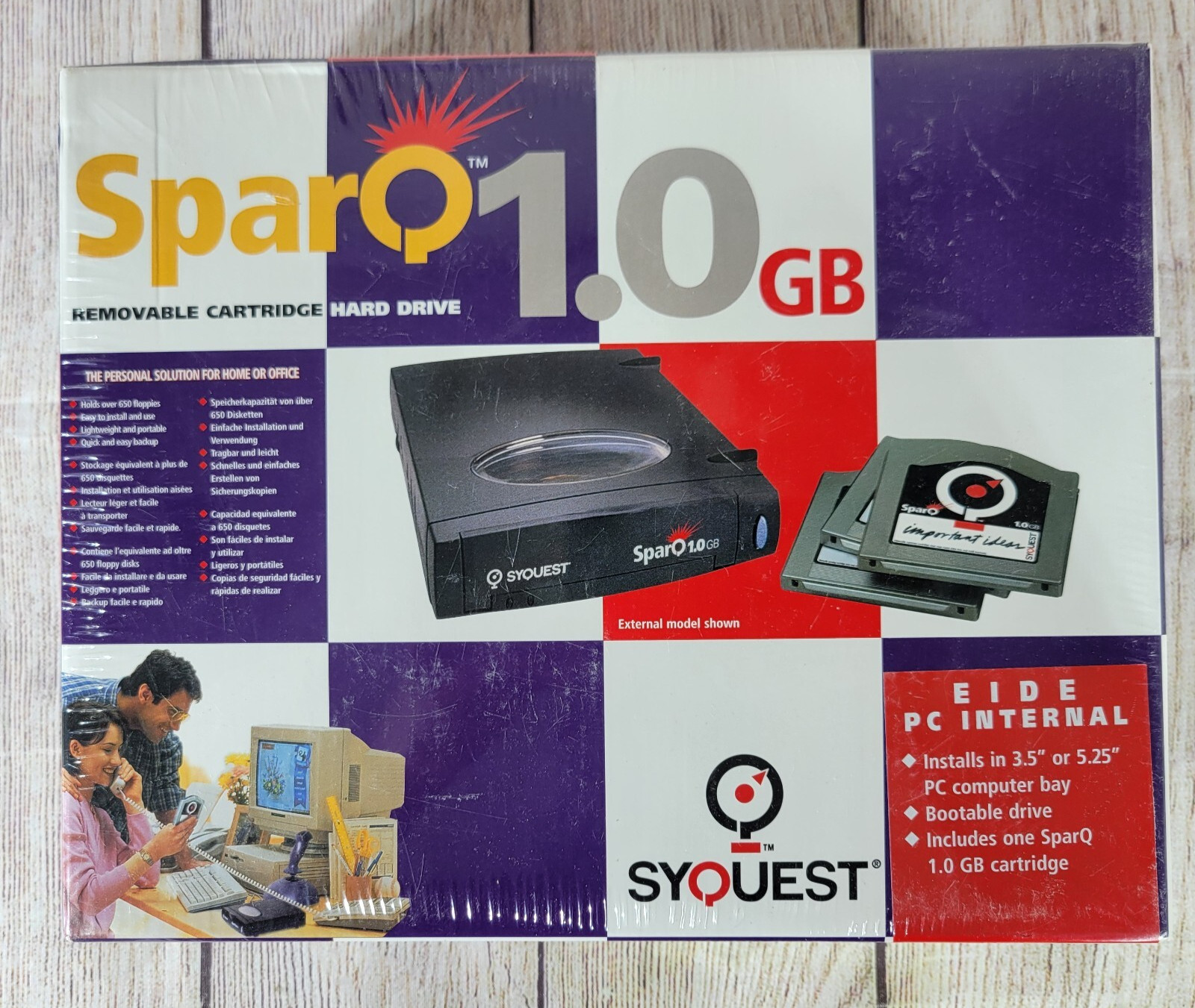 SYQUEST SPARQ 1GB ATA IDE 3.5'' Internal Removable Hard Drive SPARQ1AI-01