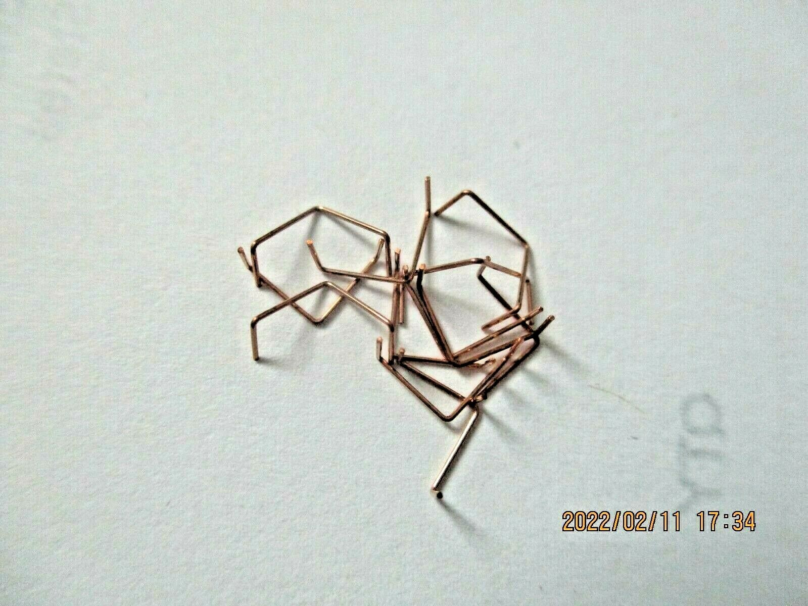 Cal Scale # 190-510 Grab Irons Roof Corner .012, 12 per Pack HO-Scale