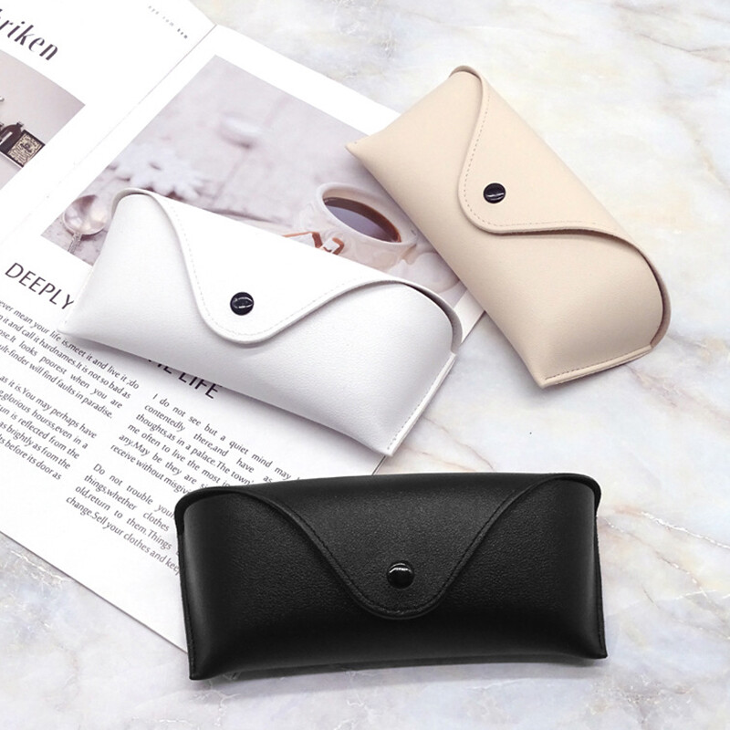 Eyeglasses Case Leather Soft Glasses Bag Portable Spectacle Sunglasses Box Pouch