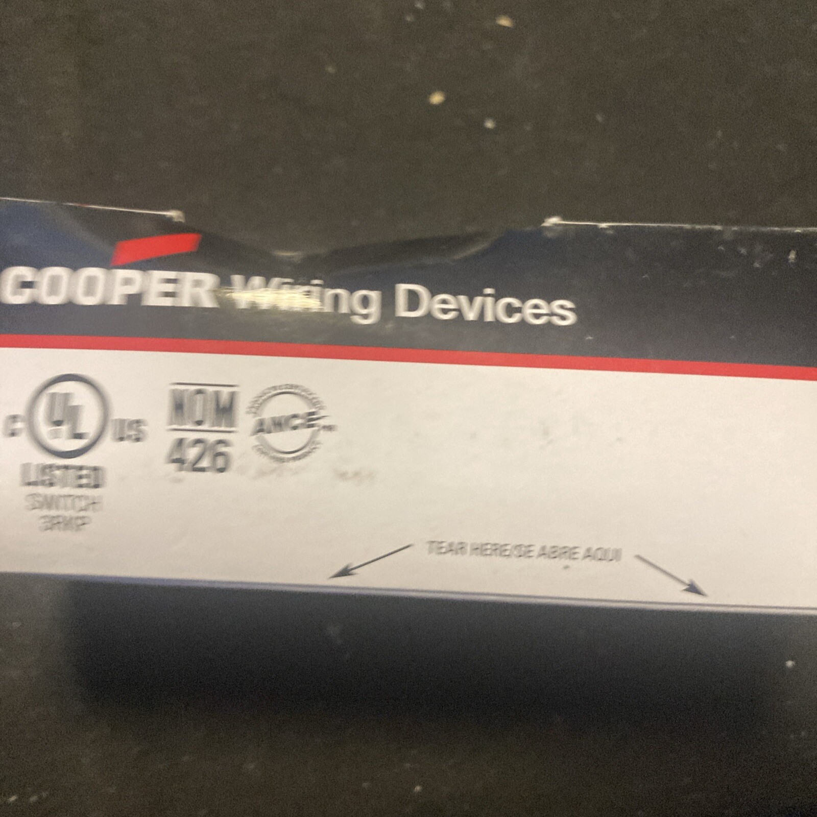Cooper combination switch single pole switches 271V-BOX