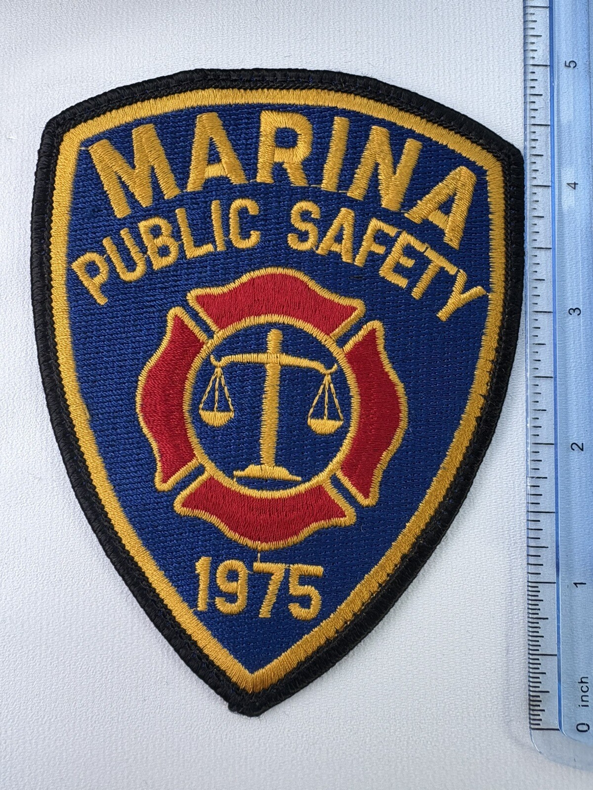 Marina California Public Safety Patch