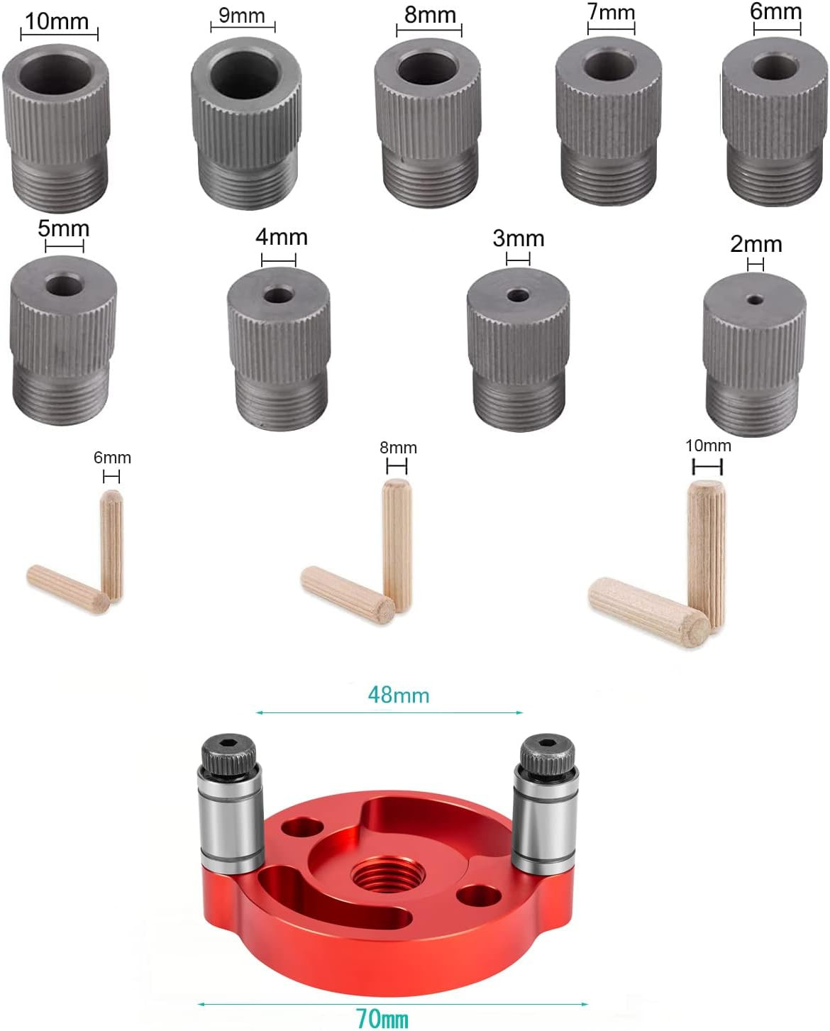 Self-Centering Doweling Jig for Perfectly Aligned Woodworking Holes