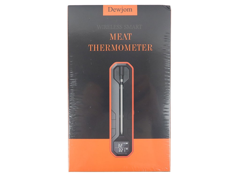 DEWJOM TM-W2 500FT RANGE TIMER APP CONTROL WIRELESS MEAT THERMOMETER TANGARINE