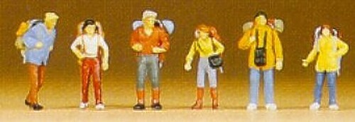 Preiser Hikers - Model Railroad Figures - N Scale - #79027